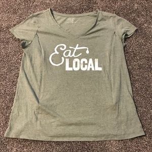 Eat Local Breastfeeding Shirt - Size L